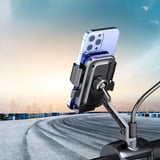 Motor,motosiklet,bisiklet ,scooter İçin 360 Derece Dönebilen Dikiz Aynası Versiyonu Telefon Tutucu A