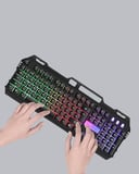 RGB Aydınlatmalı Klavye Mouse Seti – USB Bağlantılı, Türkçe Q, Ayarlanabilir DPI, Ergonomik Yapı - L