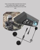 Motosiklet Kask Kulaklığı Bluetooth 5.0 Gürültü Önleme ve Hızlı Bağlantı - Lisinya