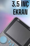 Mini Atari El Atarisi 3.5 inç Ekran Çift Konsol 666 Adet Retro Oyun Gameboy El Atarisi - Lisinya
