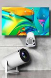 130 İnç Geniş Ekran ve 4K Destekli Full HD Projeksiyon Cihazı - Lisinya