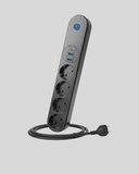 Led Anahtarlı Akım Korumalı Çoklu Priz 4 Priz 3 USB Girişli - Lisinya