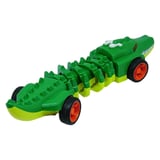 Timsah Araba - Otomatik Hareketli Sesli Işıklı 32 cm - Yeşil Timsah (Lisinya)