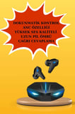 Kadınlar İçin Dokunmatik Ekran Akıllı Saat ve Gamer Kablosuz Bluetooth Kulaklık ANC Özelliği - Lisin
