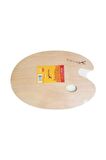 Fanart Academy Ahsap Oval Palet 20x30cm