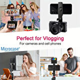 Microcase Çok Amaçlı Döner Başlıklı Telefon Tutucu Parça - SİYAH AL4981