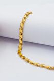 14 Ayar Altın Bileklik 5 MM Kalınlık Pullu Bileklik