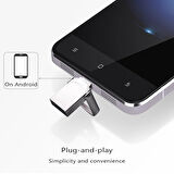 32GB-64GB-512-1TB Type-C Flash Bellek 3.1 USB Bellek Mini Metal Dual Hem Telefona Hem Bilgisayara