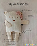 Lawon Çocuk Bebek Müslin Uyku Arkadaşı – Mimi Ayıcık El Yapımı Büyük Yastık