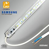 Lambaled Mutfak Tezgahı Led Aydınlatma - 50cm Buzlu Kapak Beyaz Işık ( 6500K )