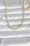 CM 14K Gold Renk Top Zincirli Model 60 cm Kadın Kolye 5886