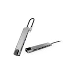 USB C Çoklu Port Adaptör HDMI USB Ethernet SD Kart Hub
