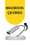 Macbook Pro/air Uyumlu USB Type-C 8 In 1 Hub Dönüştürücü Çevirici Çoklayıc?