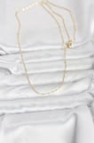 CM 14K Gold Renk 60 cm Zincirli Kadın Kolye 5886