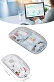 Kablosuz Mouse Fare Şarjlı Bluetooth Wireless Çift Modlu Sessiz