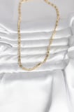 CM 14K Gold Renk Lazer Model 45 cm Kadın Kolye 5886