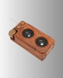 Retro Bluetooth Hoparlör Ahşap Görünümlü 5W Çift Stereo Ses