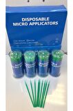Lash Lifting Microbrush Çubukları Yeşil 100'lü Kutu  4 Kutu