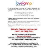 Papatya Kişiye Özel Kadınlar ve Anneler Günü Konsept Hediye 3 Boyutlu Led Lamba