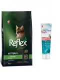 REFLEX PLUS KİTTEN 8 KG + SPECTRUM KİTTEN PASTE