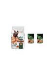 Kuzu Etli Ve Sebzeli Yetişkin Köpek Maması 3 kg + Semı-moıst Game & Chıcken Ödül Maması X 2 Adet