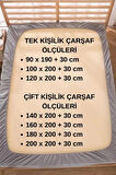 Antrasit Renkli Pamuklu Penye Kumaştan Tek/Çift Kişilik Fitted Lastikli Çarşaf (120 X 200)