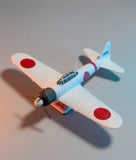 Riti Design - Zero - A6M Zero Savaş Uçağı 3D Model Kit Kartı Maketi