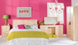 AVONNI AV-1416-BALLERINA Pembe Boyalı Modern Avize E14 Metal Kumaş 52cm