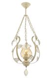 AVONNI AV-65119-TF Krem Ferforje Boyalı Klasik Avize E27 Metal Cam 30cm