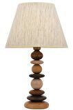 AVONNI ML-60245-1E Eskitme Kaplama Masa Lambası E27 Metal Ahşap 35cm