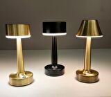 AVONNI ML-64005-BSY Siyah Boyalı Masa Lambası LED Metal Pleksi 11cm