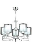 AVONNI AV-65227-5K Krom Kaplama Modern Avize E27 Metal Cam 58cm