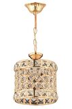 AVONNI AV-65240-1S Sarı Kaplama Modern Avize E27 Metal Kristal 17cm