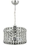 AVONNI AV-65240-3K Krom Kaplama Modern Avize E27 Metal Kristal 25cm