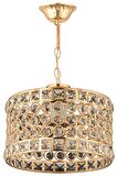AVONNI AV-65240-3S Sarı Kaplama Modern Avize E27 Metal Kristal 25cm