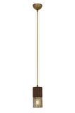 AVONNI AV-60265-1E Eskitme Kaplama Modern Avize E27 Metal Ahşap 9cm