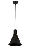 AVONNI AV-4106-M22-BSY Siyah Boyalı Modern Avize E27 Metal 20cm
