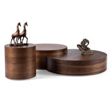 Walnut Orta Sehpa Takımı