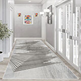 Eliana Home Dijital Baskı Yıkanabilir Kaymaz Taban Salon Halısı Ve Yolluk LN097-FNL384