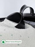 Bölmeli Metal Kapaklı Ölçekli Deterjanlık, Toz Deterjanlık Saklama, Banyo Düzenleyici, (Laundry Baskılı) LN1258