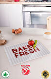 Temperli Cam Kesim Tahtası 25*35 Siyah My Kitchen – Çizilmez, Isıya Dayanıklı, Kırılmaz, Kaymaz