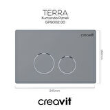 Turavit Luna Beyaz Kanalsız Asma Klozet LN5610 Nkp Duroplast Yavaş Kapak, Creavit Terra Gömme Rezervuar Set