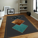 Dijital Baskı Yıkanabilir Kaymaz Taban Salon Halısı Ve Yolluk LNA0068-SD1143