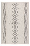 Lina 0101 Iskandinav Desenli Pamuk Dokuma Kilim Makine Halısı