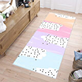 Dijital Baskı Yıkanabilir Kaymaz Taban Salon Halısı Ve Yolluk LNA0243