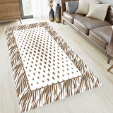 Dijital Baskı Yıkanabilir Kaymaz Taban Salon Halısı Ve Yolluk LNA0647