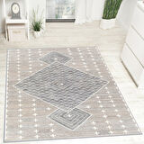 Eliana Home Dijital Baskı Yıkanabilir Kaymaz Taban Salon Halısı Ve Yolluk   LNA0727