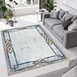 Eliana Home Dijital Baskı Yıkanabilir Kaymaz Taban Salon Halısı Ve Yolluk  LNA0755