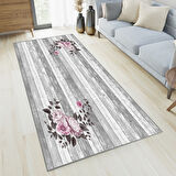 Dijital Baskı Yıkanabilir Kaymaz Taban Salon Halısı Ve Yolluk LNA1117