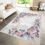 Dijital Baskı Yıkanabilir Kaymaz Taban Salon Halısı Ve Yolluk LNA1120